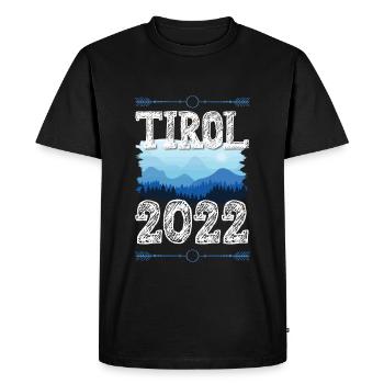 Tyrol 2022 - Men's Premium Organic T-Shirt - black - Front - Nico (187cm)
