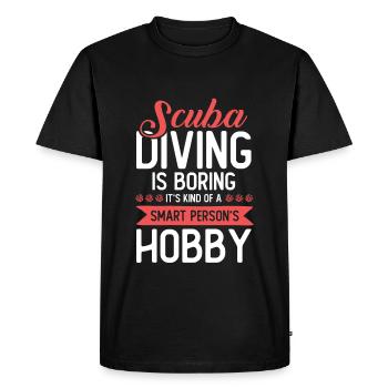 Diving Hobby Scuba Diving - Men's Premium Organic T-Shirt - black - Front - Nico (187cm)