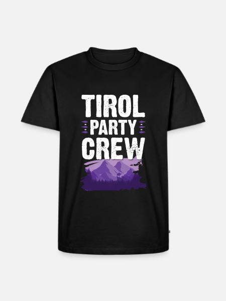 Tirol Party Crew - Men's Premium Organic T-Shirt - black