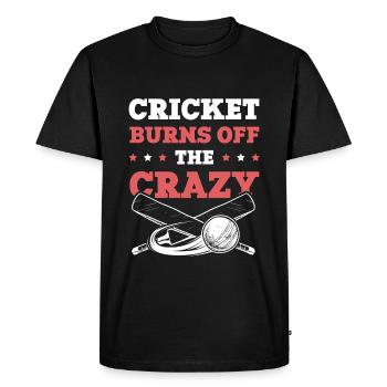 Cricket Crazy - T-shirt Premium bio Homme - noir - Devant - Nico (187cm)