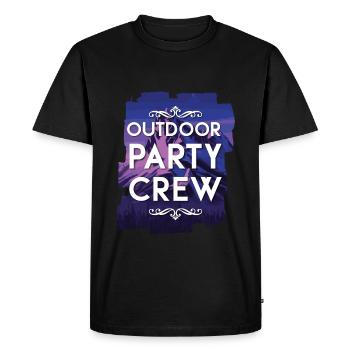 Équipe de fête en plein air - T-shirt Premium bio Homme - noir - Devant - Nico (187cm)