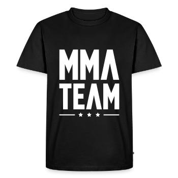 L’équipe MMA - T-shirt Premium bio Homme - noir - Devant - Nico (187cm)