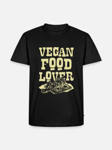Vegan Lover - Men's Premium Organic T-Shirt - black