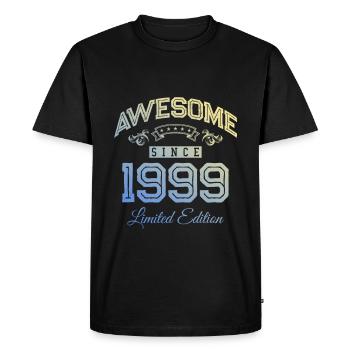 1999 génial depuis - T-shirt Premium bio Homme - noir - Devant - Nico (187cm)