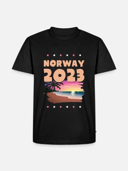 Norway 2023 - Men's Premium Organic T-Shirt - black