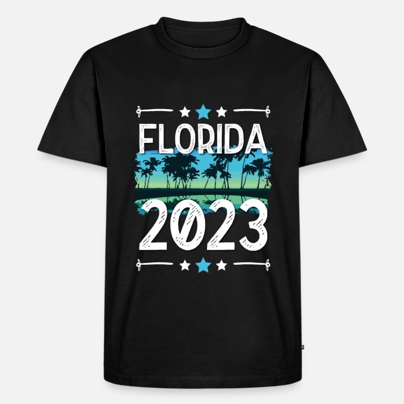 Florida 2023 - Männer Premium Bio T-Shirt - Schwarz