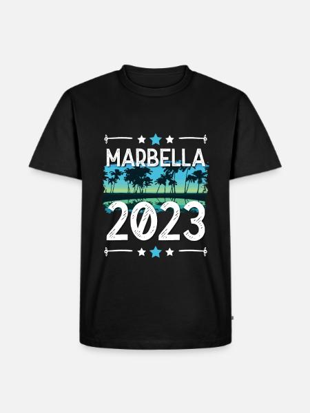Marbella 2023 - Men's Premium Organic T-Shirt - black