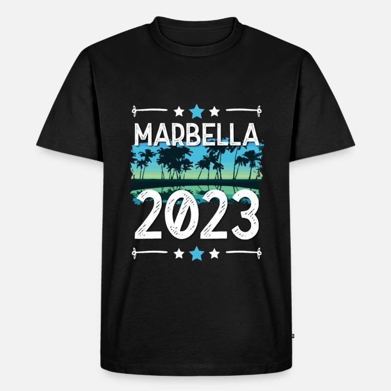 Marbella 2023 - Men's Premium Organic T-Shirt - black