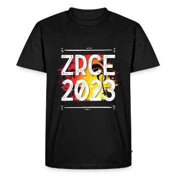 Zrce 2023 - Men's Premium Organic T-Shirt - black - Front - Nico (187cm)