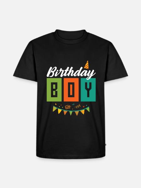 Birthday Boy - Men's Premium Organic T-Shirt - black