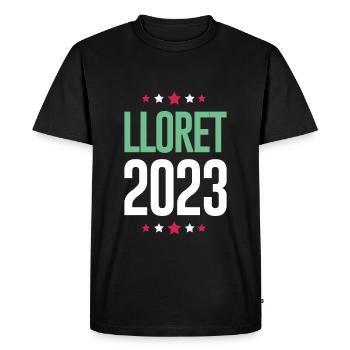 Lloret de Mar 2023 - T-shirt Premium bio Homme - noir - Devant - Nico (187cm)