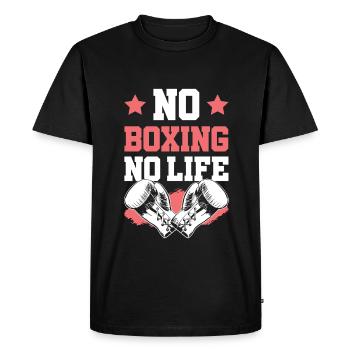 Boxing Boxing - Men's Premium Organic T-Shirt - black - Front - Nico (187cm)