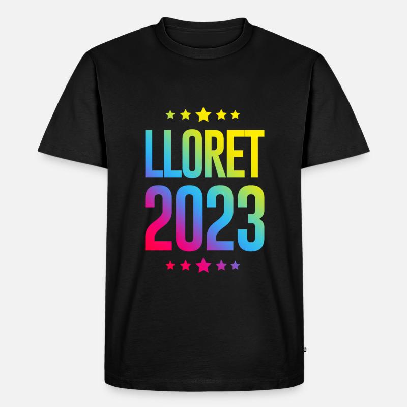 Lloret De Mar 2023 - Männer Premium Bio T-Shirt - Schwarz