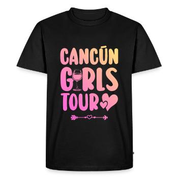 Équipe du parti de Cancun - T-shirt Premium bio Homme - noir - Devant - Nico (187cm)