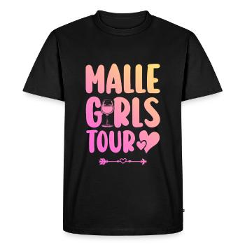 Équipe Malle Party - T-shirt Premium bio Homme - noir - Devant - Nico (187cm)