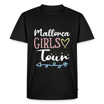 Mallorca Girls Tour - Men's Premium Organic T-Shirt - black - Front - Nico (187cm)
