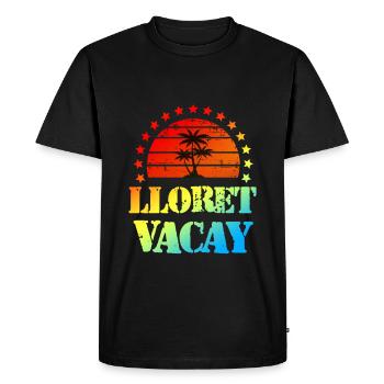 Tourisme Lloret De Mar - T-shirt Premium bio Homme - noir - Devant - Nico (187cm)