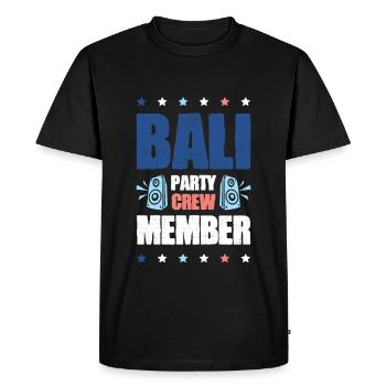 Équipage de la fête à Bali - T-shirt Premium bio Homme - noir - Devant - Nico (187cm)