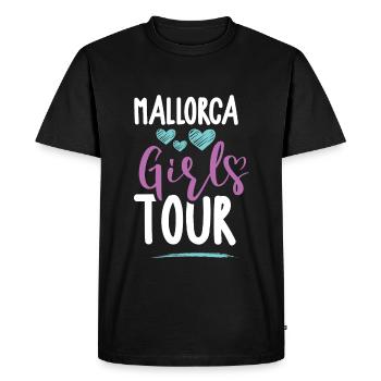 Mallorca Girls Tour - Men's Premium Organic T-Shirt - black - Front - Nico (187cm)