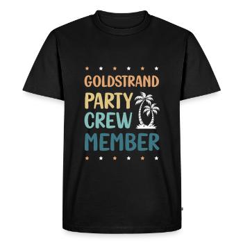 Équipe de fête Golden Sands - T-shirt Premium bio Homme - noir - Devant - Nico (187cm)
