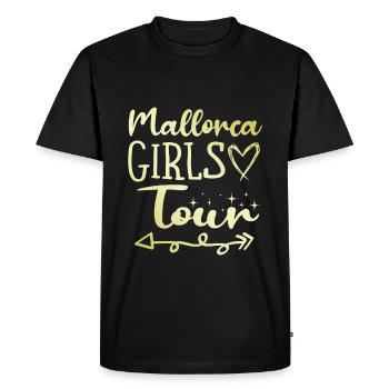 Mallorca Girls Tour - Men's Premium Organic T-Shirt - black - Front - Nico (187cm)