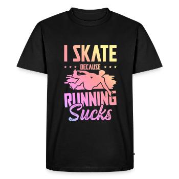 skate skating - Men's Premium Organic T-Shirt - black - Front - Nico (187cm)