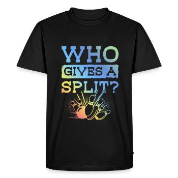 Dicton de Bowling Split - T-shirt Premium bio Homme - noir - Devant - Nico (187cm)