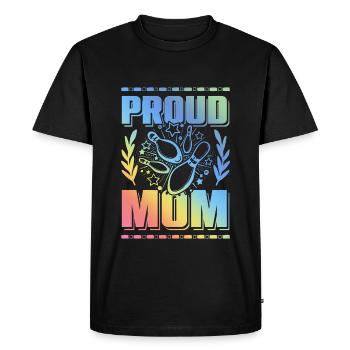 Maman Bowling - T-shirt Premium bio Homme - noir - Devant - Nico (187cm)
