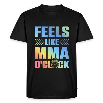 Mma Training Mixed matrial arts - Men's Premium Organic T-Shirt - black - Front - Nico (187cm)