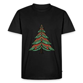 Arbre de Noël Noël - T-shirt Premium bio Homme - noir - Devant - Nico (187cm)