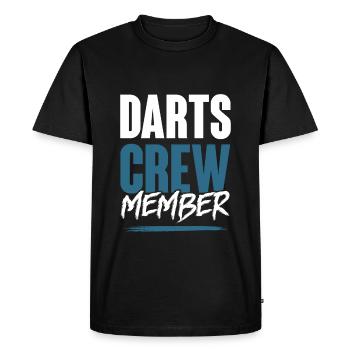 Équipe de fléchettes - T-shirt Premium bio Homme - noir - Devant - Nico (187cm)