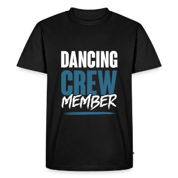 Dancing Crew - Men's Premium Organic T-Shirt - black - Front - Nico (187cm)