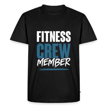 Équipe de remise en forme - T-shirt Premium bio Homme - noir - Devant - Nico (187cm)