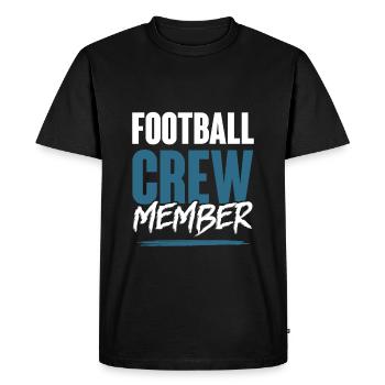 Équipe de football - T-shirt Premium bio Homme - noir - Devant - Nico (187cm)