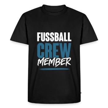 Équipe de football - T-shirt Premium bio Homme - noir - Devant - Nico (187cm)
