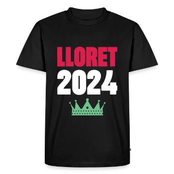 Jours fériés Lloret De Mar 2024 - T-shirt Premium bio Homme - noir - Devant - Nico (187cm)