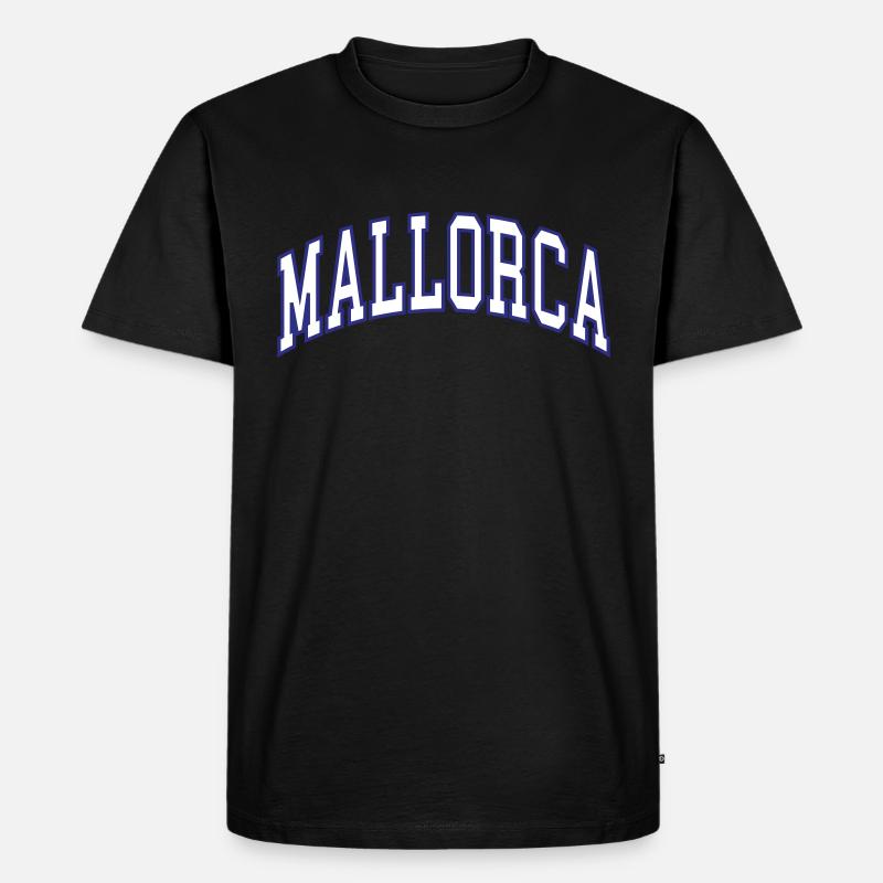 Mallorca - Männer Premium Bio T-Shirt - Schwarz