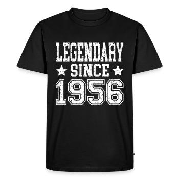 Legendary since 1956 - Men's Premium Organic T-Shirt - black - Front - Nico (187cm)