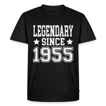 Legendary since 1955 - Men's Premium Organic T-Shirt - black - Front - Nico (187cm)