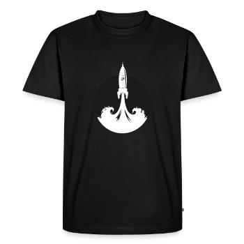 Fusée cadeau bombe armée militaire - T-shirt Premium bio Homme - noir - Devant - Nico (187cm)