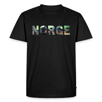 norvège norge norvégien norvégien - T-shirt Premium bio Homme - noir - Devant - Nico (187cm)
