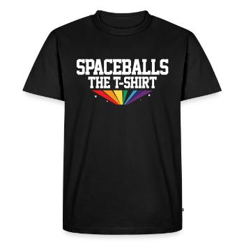 Spaceballs The T-shirt - Men's Premium Organic T-Shirt - black - Front - Nico (187cm)
