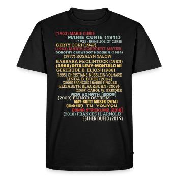 Prix Nobel - T-shirt Premium bio Homme - noir - Devant - Nico (187cm)