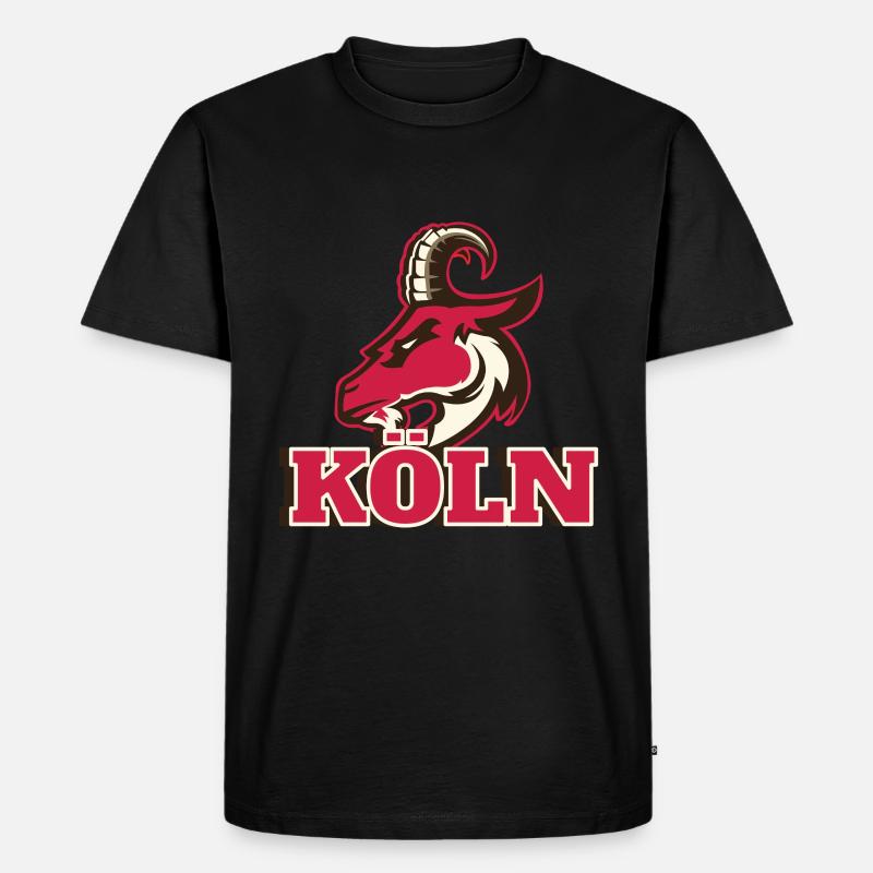 Köln - Männer Premium Bio T-Shirt - Schwarz