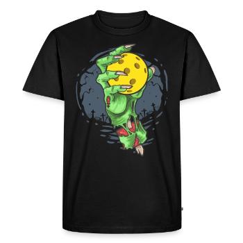 Pickleball Halloween Costume Zombie Pickleballer - T-shirt Premium bio Homme - noir - Devant - Nico (187cm)