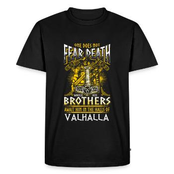 Does Not Fear Death - Viking - EN - T-shirt Premium bio Homme - noir - Devant - Nico (187cm)