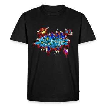 CLASHZEWA.png - T-shirt Premium bio Homme - noir - Devant - Nico (187cm)