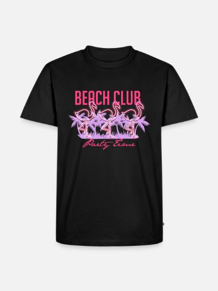 Flamingo party - Men's Premium Organic T-Shirt - black