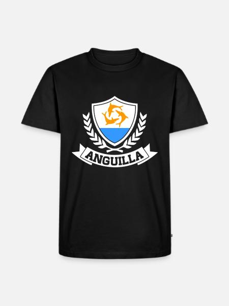 Anguilla - Men's Premium Organic T-Shirt - black