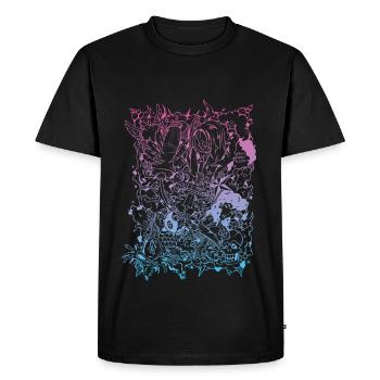 tattoo outlines - Men's Premium Organic T-Shirt - black - Front - Nico (187cm)